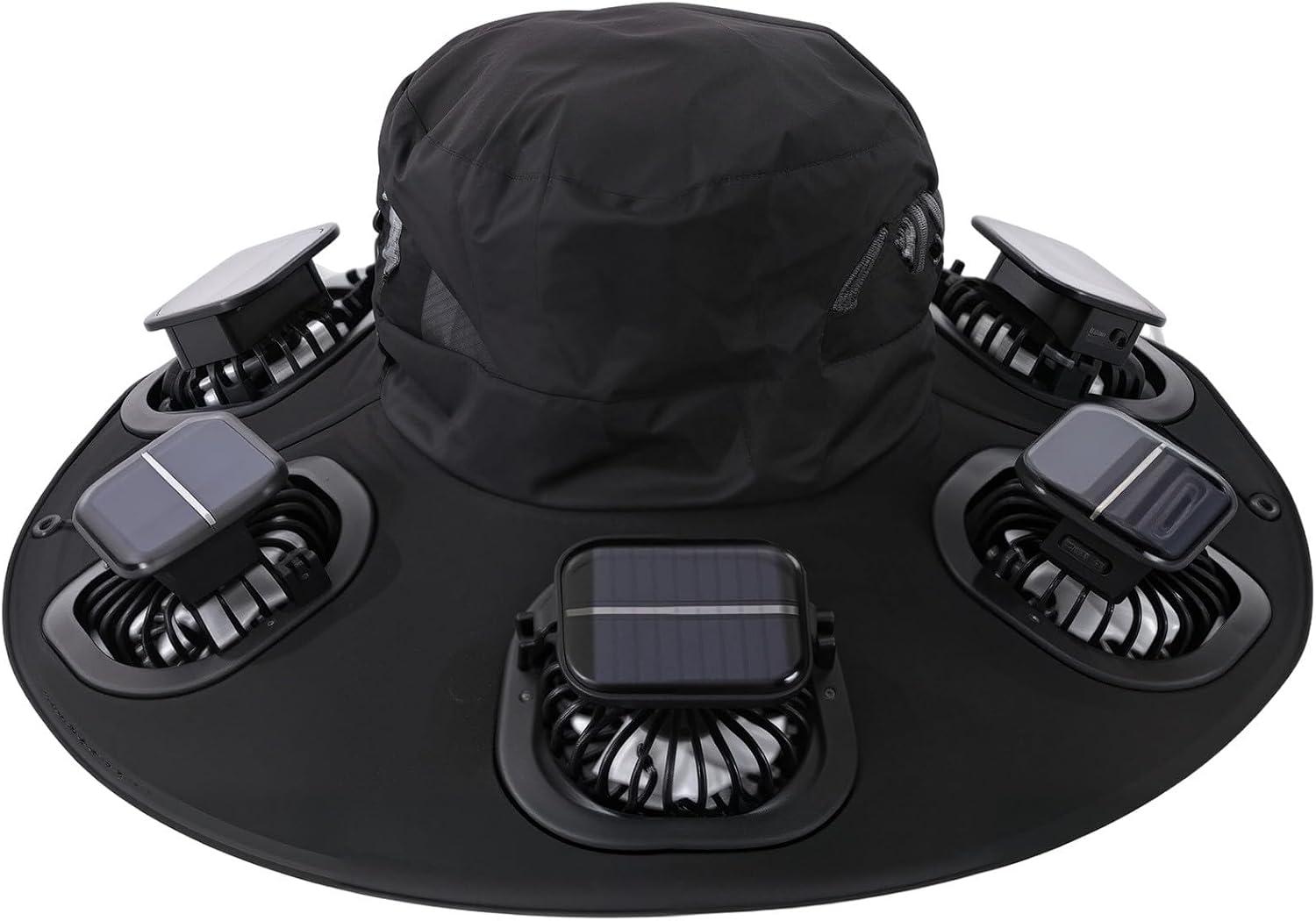 Visor Sun Hat - Casquette solaire à 6 ventilateurs, respirante,