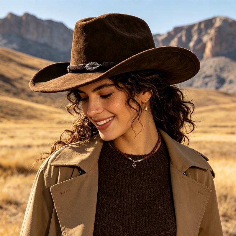 Fedora Hat Wool - Chapeau Panama en feutre de laine
