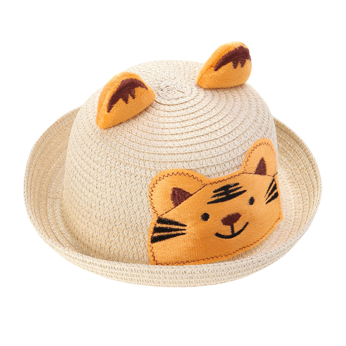 Sun Hat Wide Brim - Chapeau de paille de dessin animé