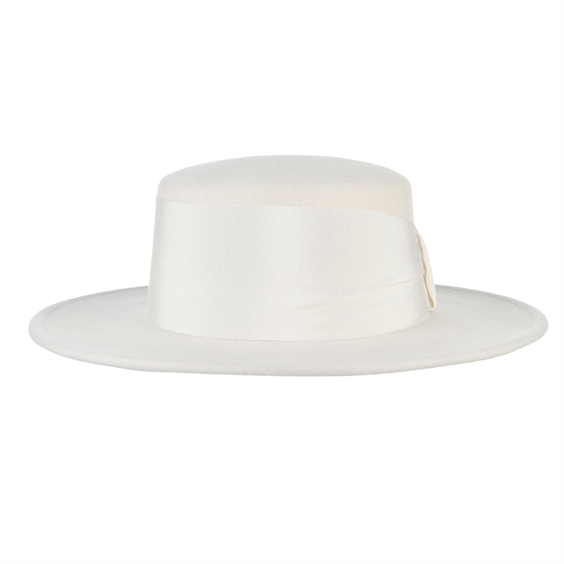 Chapeau Fedora 100% Laine Blan - Fedora Hat Wool avis et prix