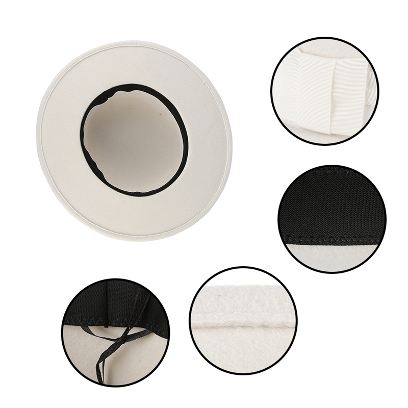 Chapeau Fedora 100% Laine Blan - Fedora Hat Wool avis et prix