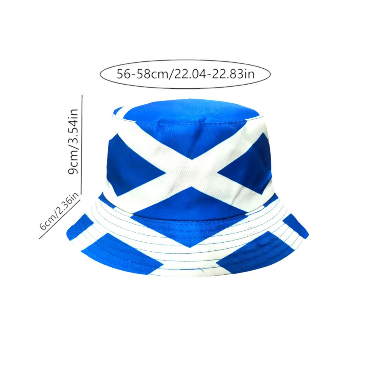 Casquette Bob à Motif de Drape - Bucket Hat Cotton avis et prix