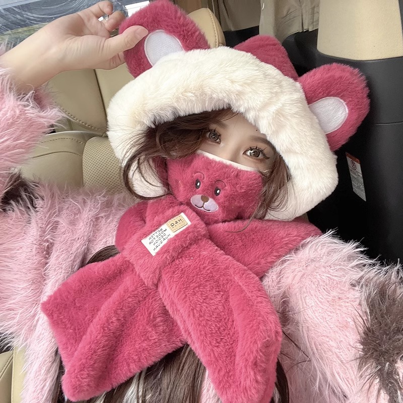 Bonnet intégré avec écharpe mo - Trapper Hat Ear Flap avis et prix