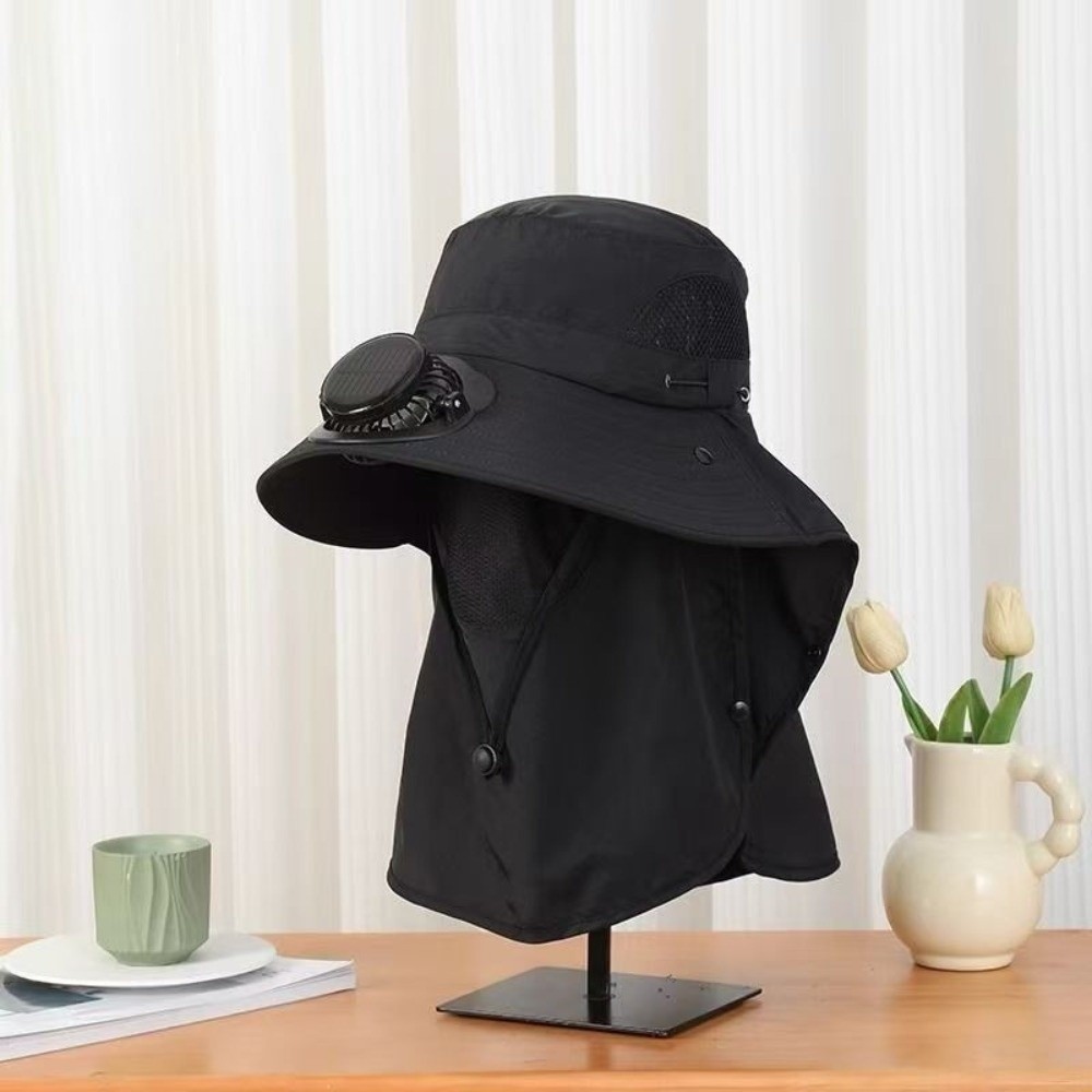 Chapeau ventilateur solaire po - Sun Hat Wide Brim avis et prix