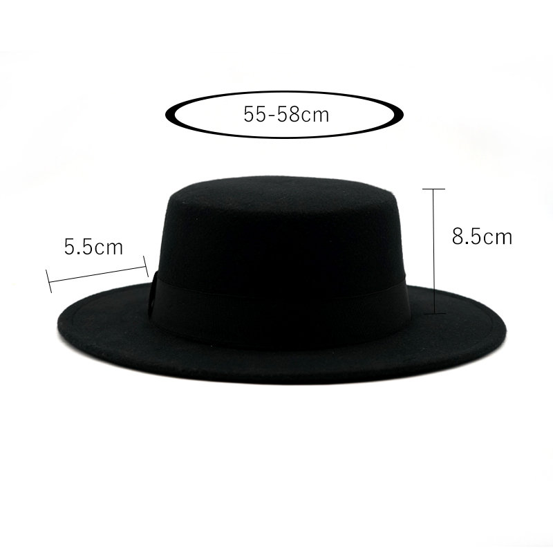 Hiver automne Imitation laine  - Fedora Hat Wool avis et prix