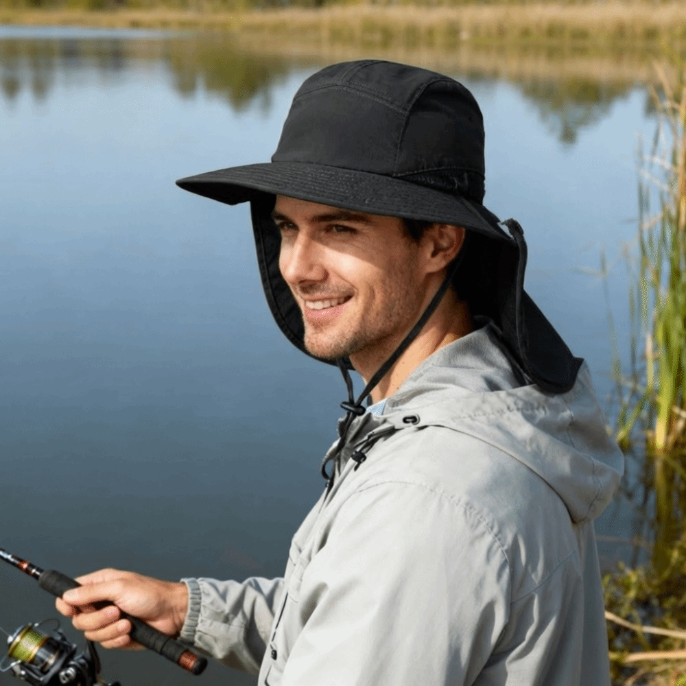 Chapeau de soleil à large bord - Bucket Hat Cotton avis et prix